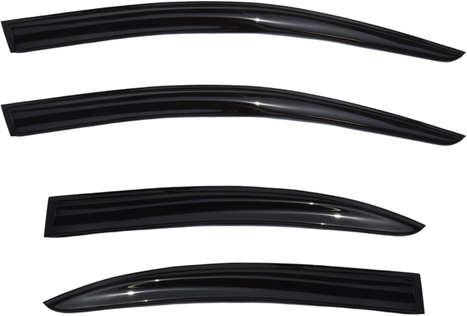 4Pc Vent Window Visors Rain Guard Replacement for Lancer 2008 2009 2010 2011 2012 2013 2014 2015 2016 2017