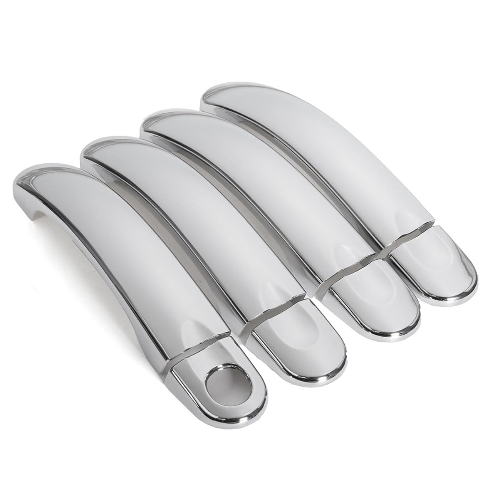 UJNHEQ for VW for Touran MK1 2003 2004 2005~2015 Chrome Car Exterior Door Handle Cover Trim Styling Accessories(Style 2)
