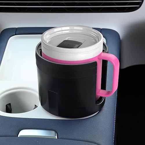 Miniatura 8 de Adaptador expansor de portavasos de automóvil mejorado con base ajustable desplazada, compatible con Ramblers, Hydro Flasks de 3240 onzas, Yeti