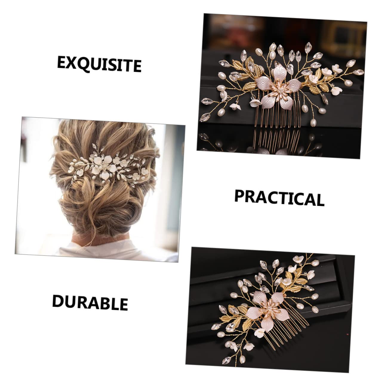 ABOOFAN 5pezzi Pettine Decorativo Per Accessorio Per Acconciature Nuziali Headdress Per Matrimonio e Speciali Indossare