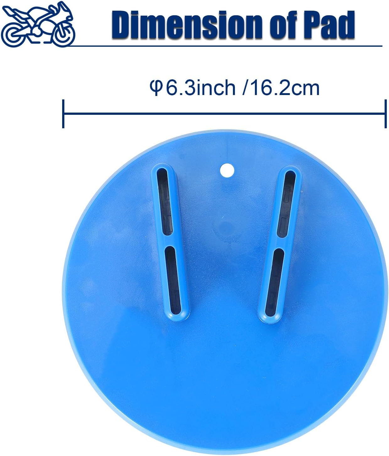 SUNPIE Motorcycle Kickstand Pad, Side Parking Plate Support for Motorcycles