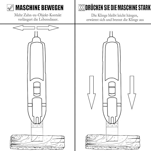 Miniatura 6 de LEILUO - Juego de 31 cuchillas multiherramientas para madera y paneles de yeso oscilantes herramientas universales de liberación rápida y