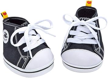 Build-a-Bear Workshop Black Canvas High-Tops