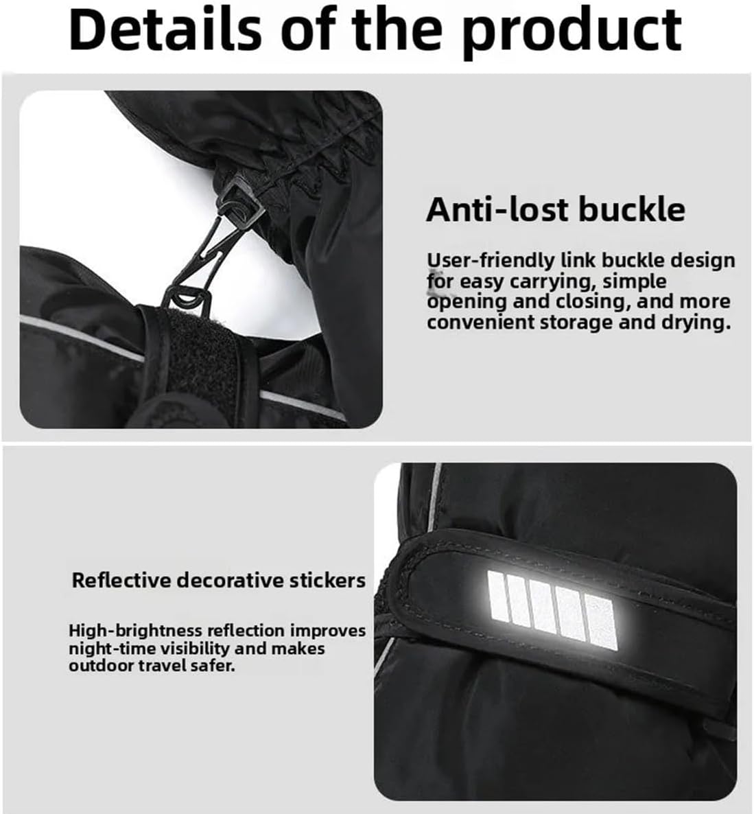 Winter Warm Skiing Gloves Warm Fleece Lining Touch Screen Waterproof Motorcycle Gloves Windproof for Winter Riding Outdoor mot Gloves