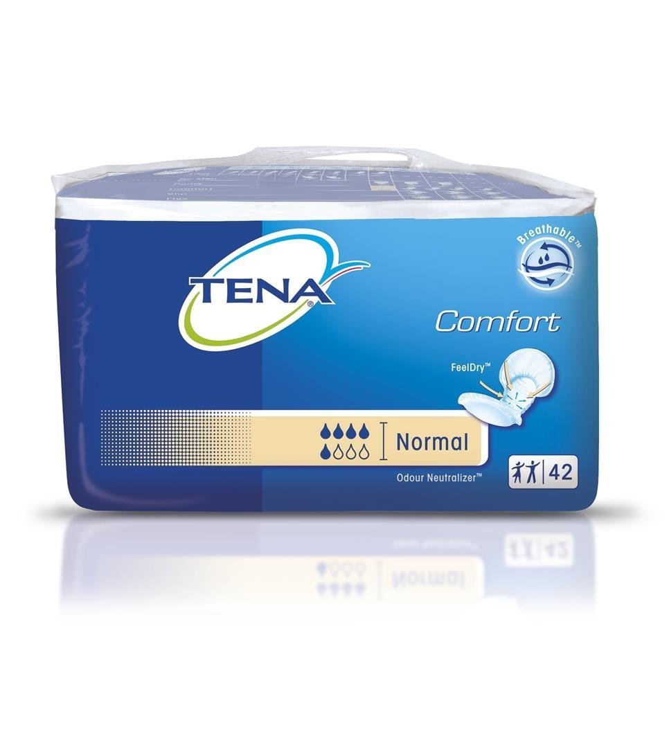 TENA Comfort Normal - 3 Packs of 42