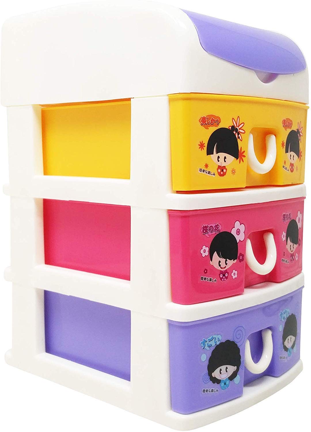 PATLY BAZAAR Multipurpose Modular 3 Drawer Chest Cabinet Organizer for Home,Office,Kids Room Etc.-image-15