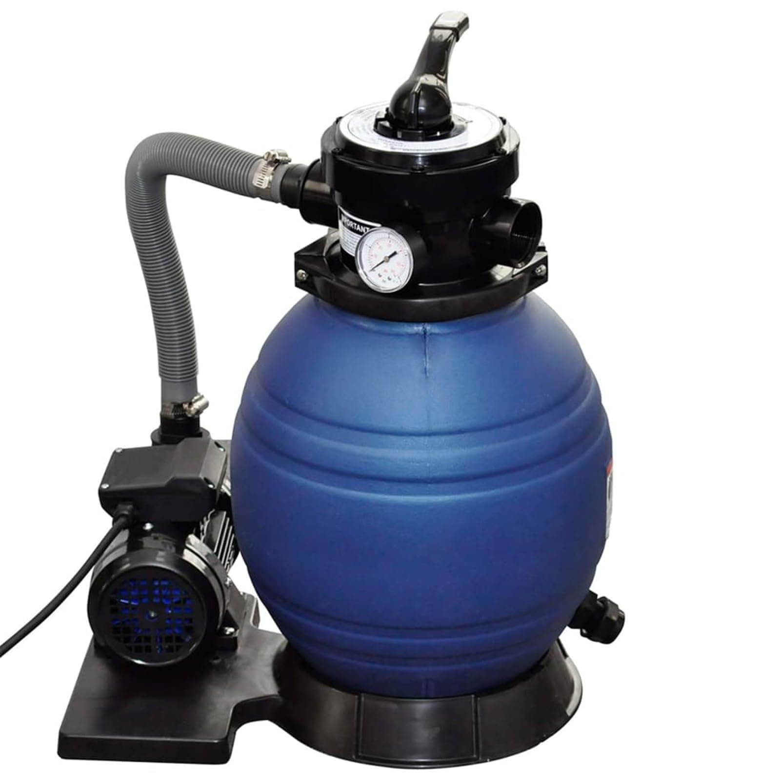 Bomba Filtro de 400 W 11000 l/h instalación 360 Grados