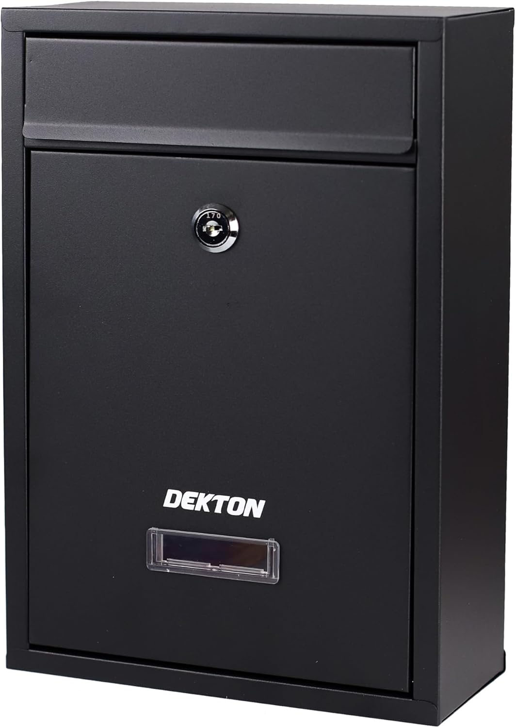 Dekton Post Box | Secure Outdoor Mailbox with Lockable Slot & Weatherproof Design | Durable Steel Construction | Wall-Mounted Letterbox for Home or Office | Easy Installation | Large Capacity
