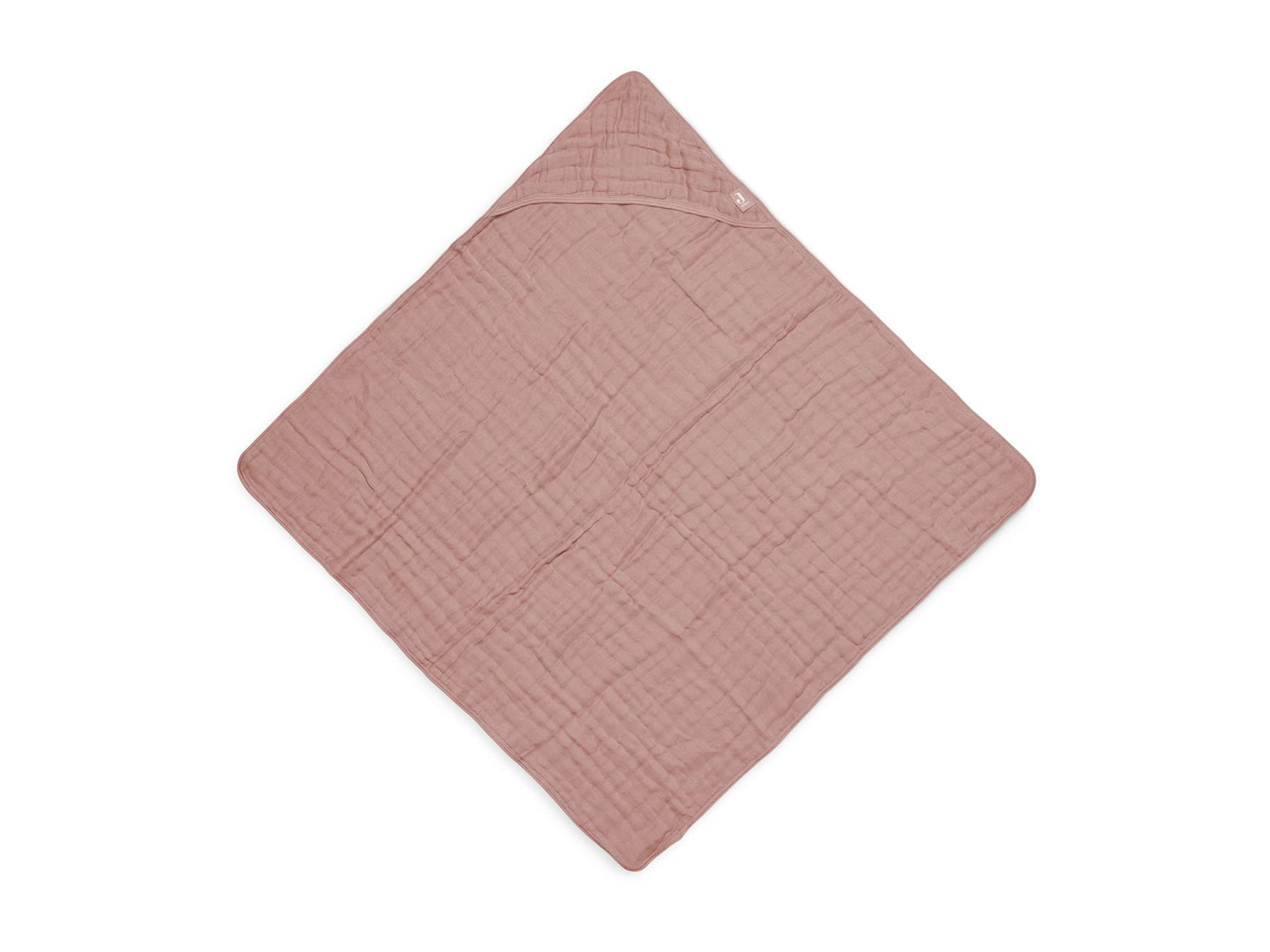 Jollein Serviette De Bain à Capuche Coton Chestnut Marron 75x75 Cm - Bébé Enfant
