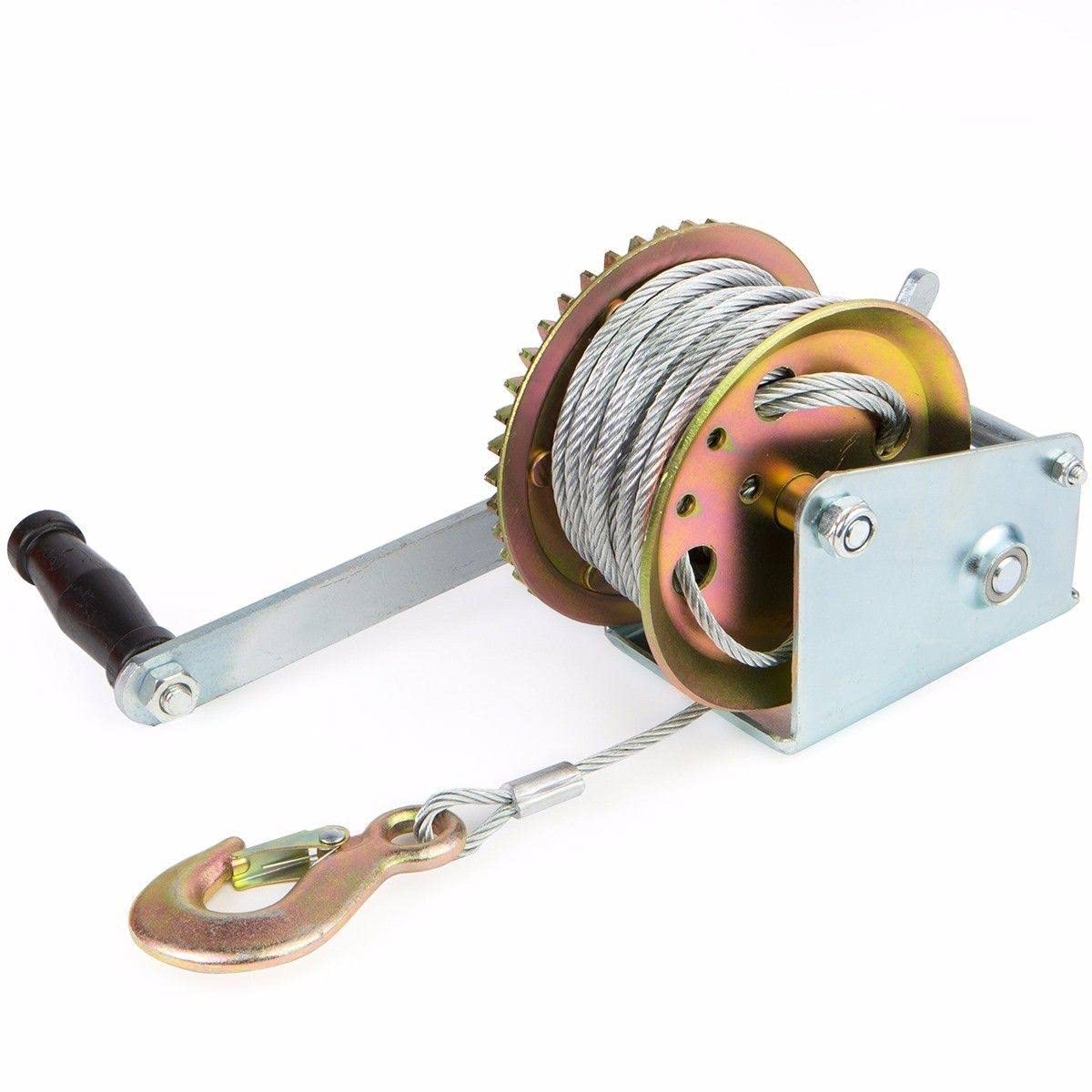 Bellveen® 1200lbs Hand Winch with 10m Steel Wire Cable | Pack of 1-image-12