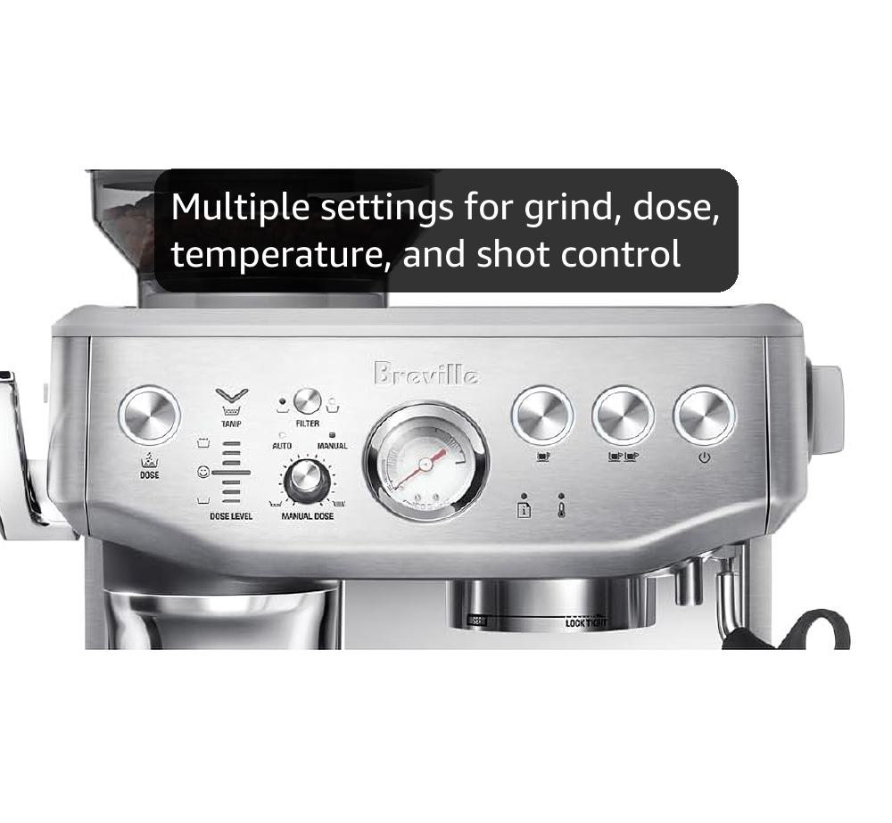 A375-6 Breville BES876エスプレツ ソマシン　220V〜 Barista Express Impress - Assisted Manual Espresso Machine