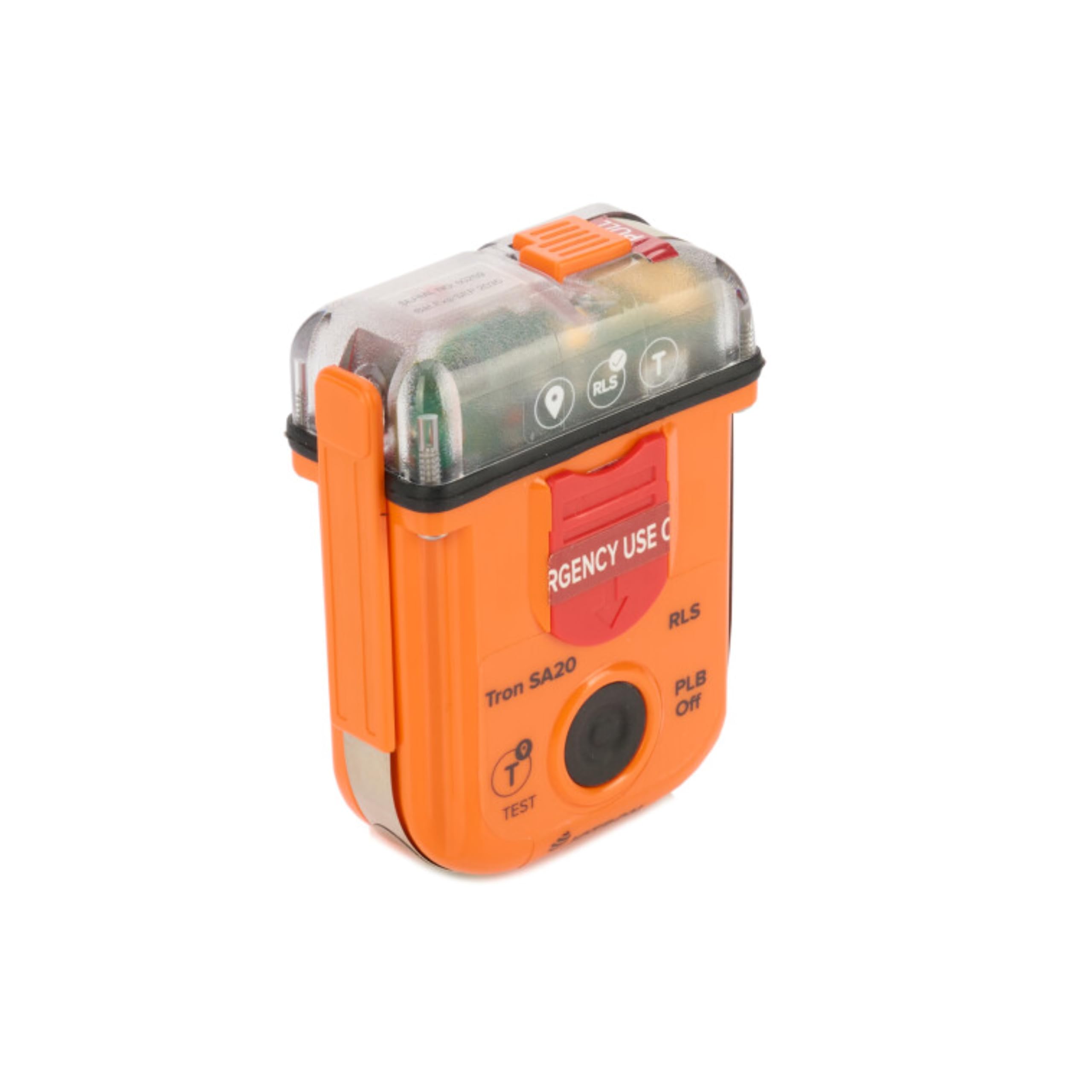 Jotron Tron SA20 PLB Persönlicher Ortungssender | Kompakt und leicht | GPS & Galileo GNSS | 406 MHz Notsignal | Wasserdicht | Solas-Zulassung | programmiert für Britische Registrierung