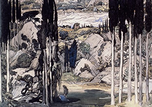 Daphnis And Chloe 1912 Ndesign By Leon Bakst 1912 For Michel FokineS Ballet Daphnis Et Chloe With Music By Maurice Ravel Poster Print by (18 x 24)