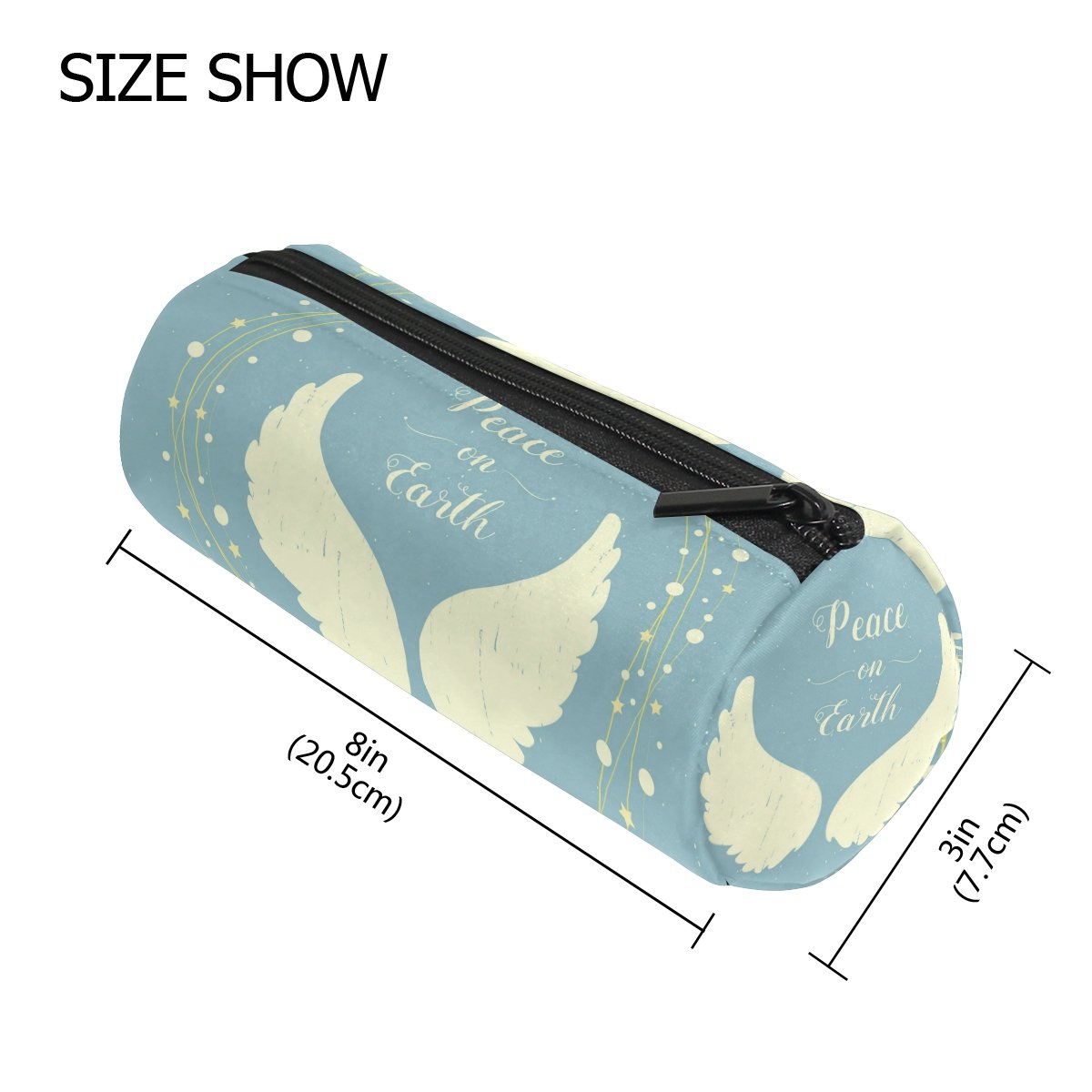 Amazon | ミヤビヤ 筆箱 天使柄 てんし柄 翼柄 つばさ柄 天使の翼柄