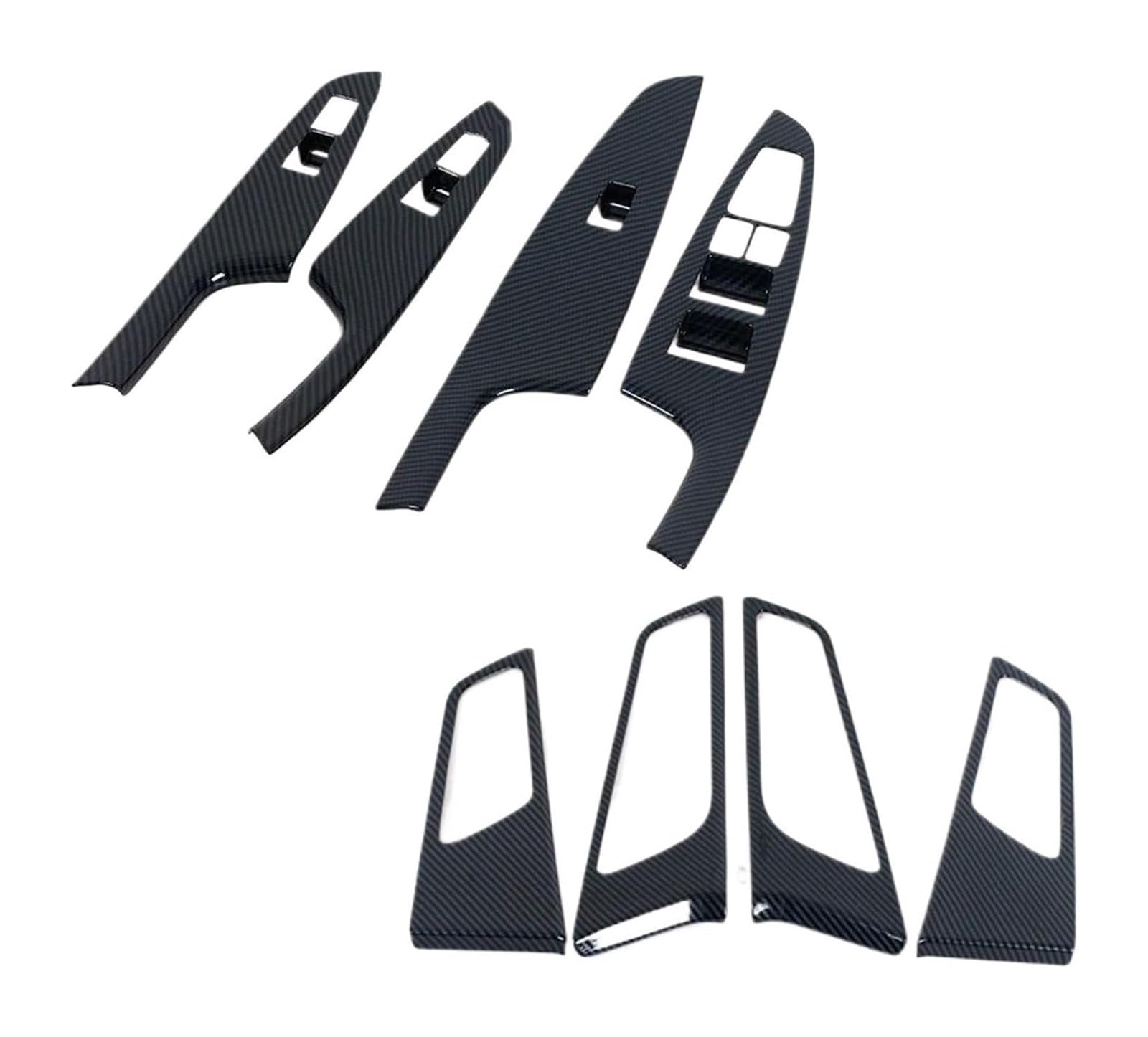 TYTYASS Inner Door Handle for Hyundai for Tucson 2015 2016 2017 2018 2019 2020 Car Window Lift Switch Button Panel TrimInterior Sticker
