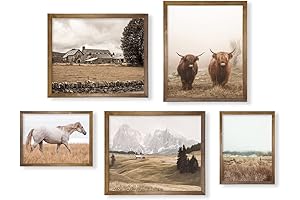 Highland Cow Wall Art: A Glimpse into the Farm's Majesty