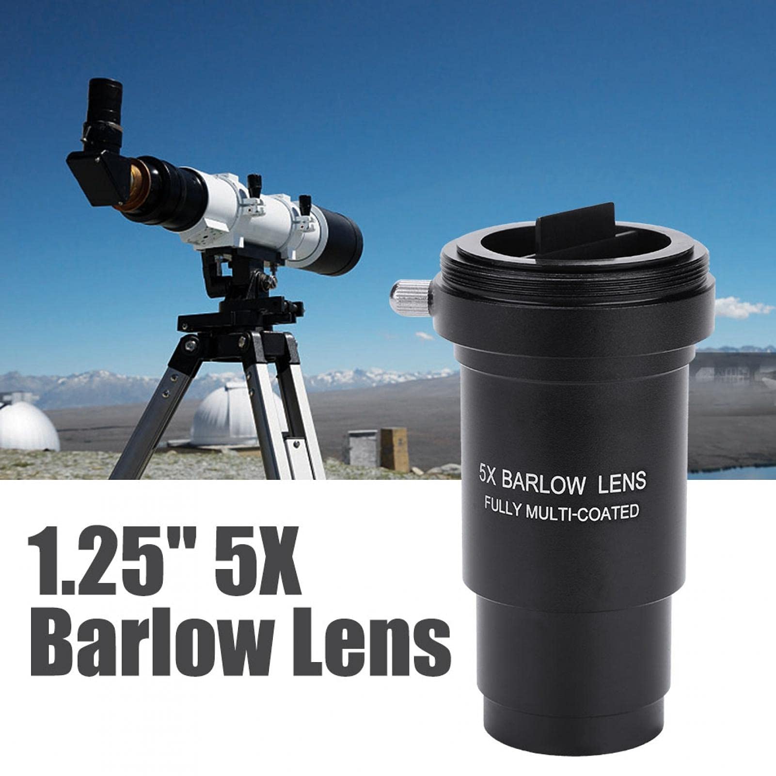Lente Barlow 5X 1.25" Per Telescopi - Ingrandimento Professionale - Foto 9