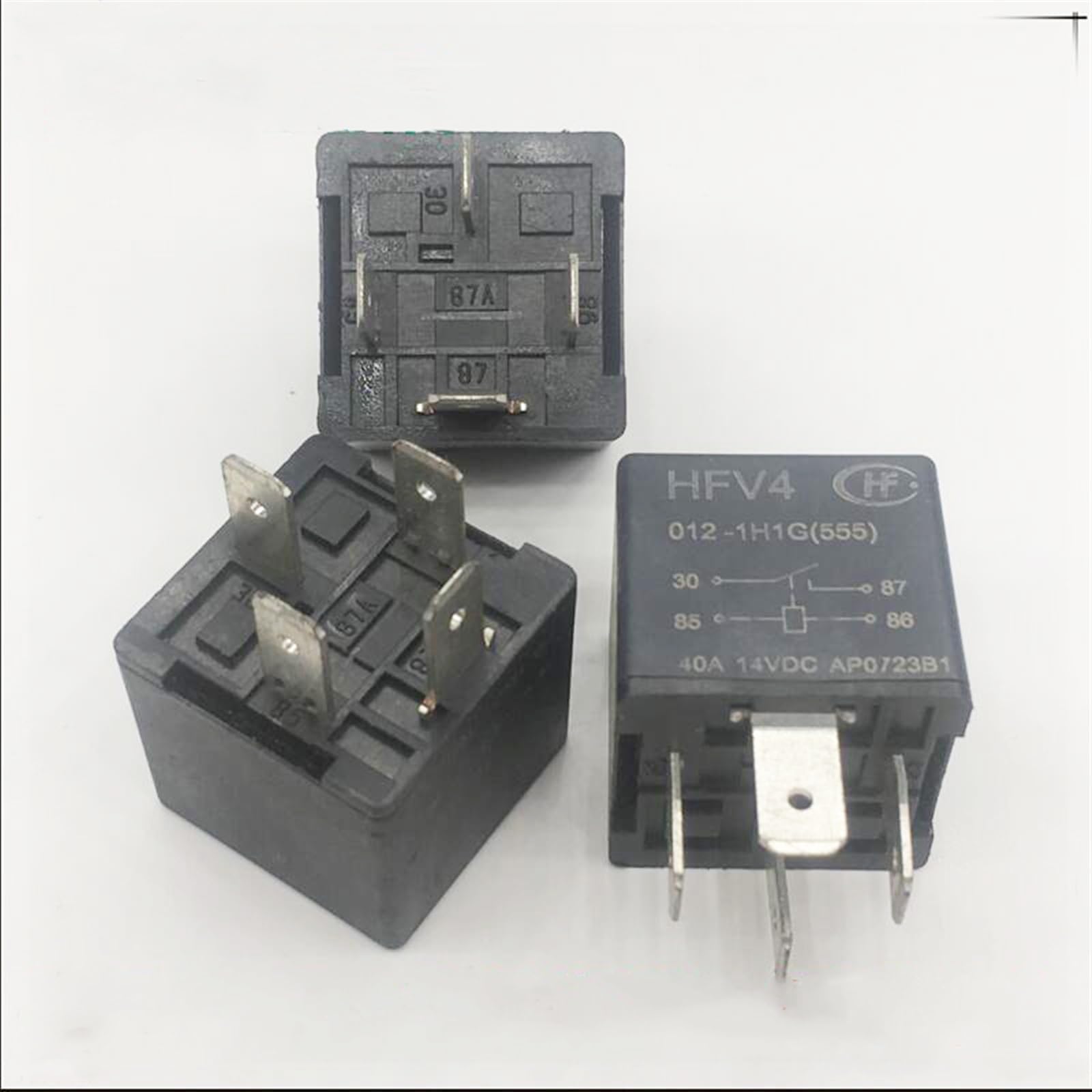 WEUSANXPL HFV4-012-1H1G HFV40121H1G 12VDC DC12V 12V 40A Relay 4PIN