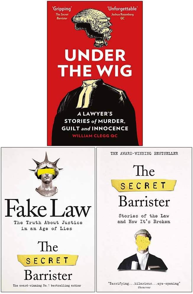 Under the Wig, Fake Law, The Secret Barrister 3 Books Collection Set