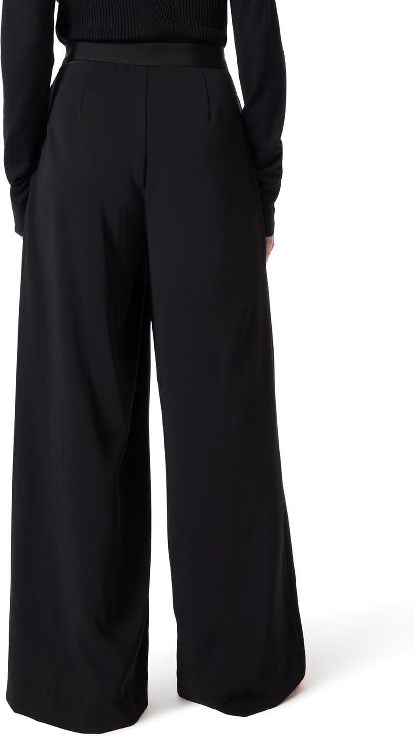 DEE OCLEPPO Womens Alex Pleated Wide Leg Pant with Side Zip Standard - Image 3
