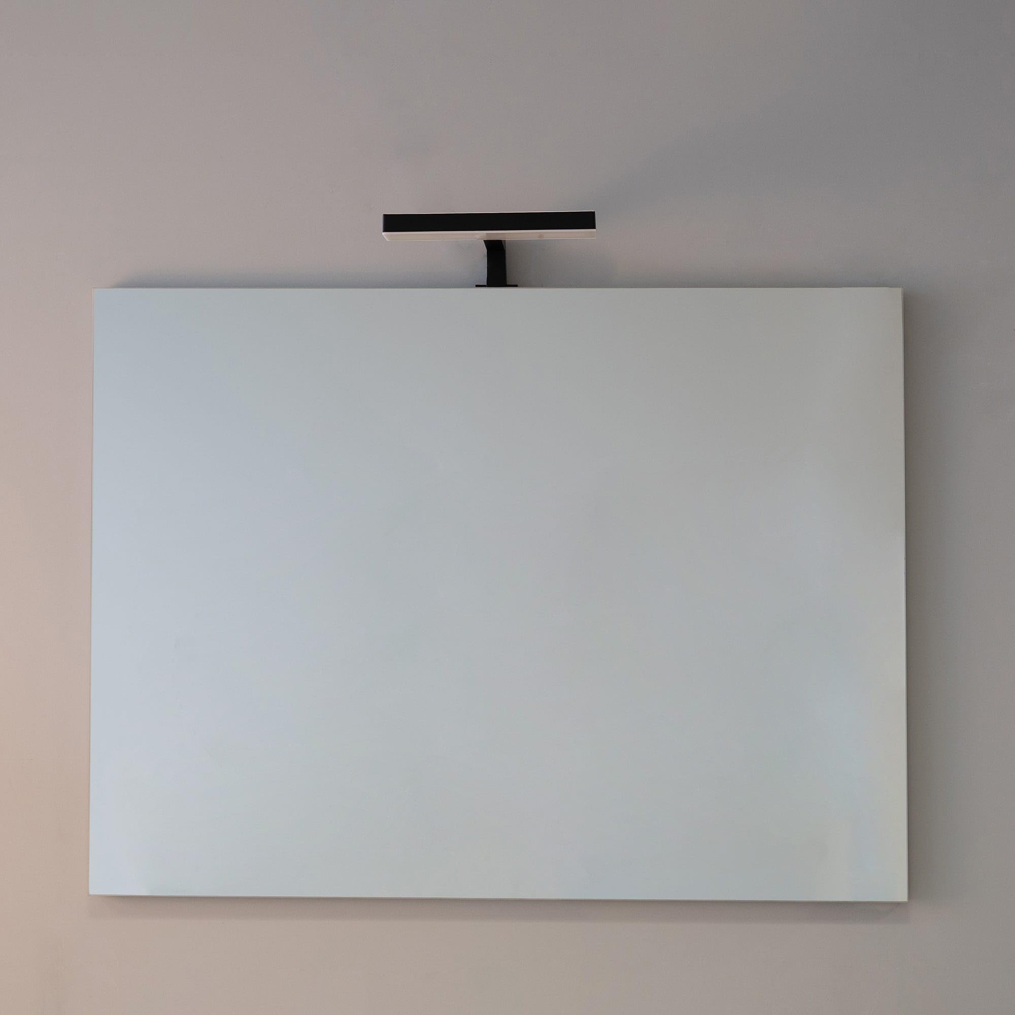 Kiamami Valentina Aplique LED para Espejo DE BAÑO con Acabado Negro 20X5X12.5 | NETTUNO