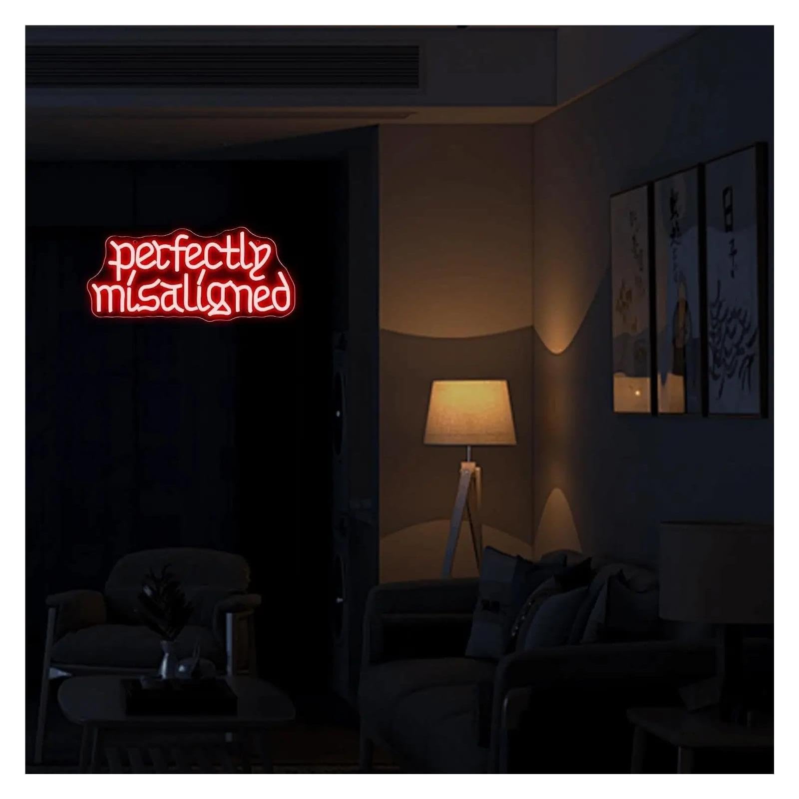 Insegna al Neon Insegna Al Neon Perfectly Misaligned