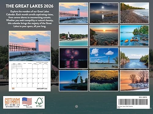 Vista 54 de Calendario hawaiano 2026 Hawaiian Tropical Beach Maui Kauai Calendario mensual de pared de 12 meses Fabricado en Estados Unidos