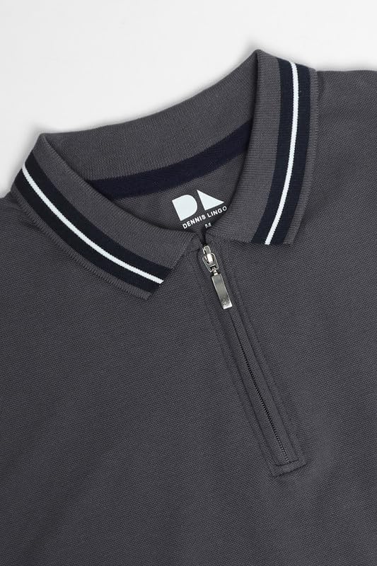 Image of Dennis Lingo Men's Cotton Slim Fit Polo T-Shirt