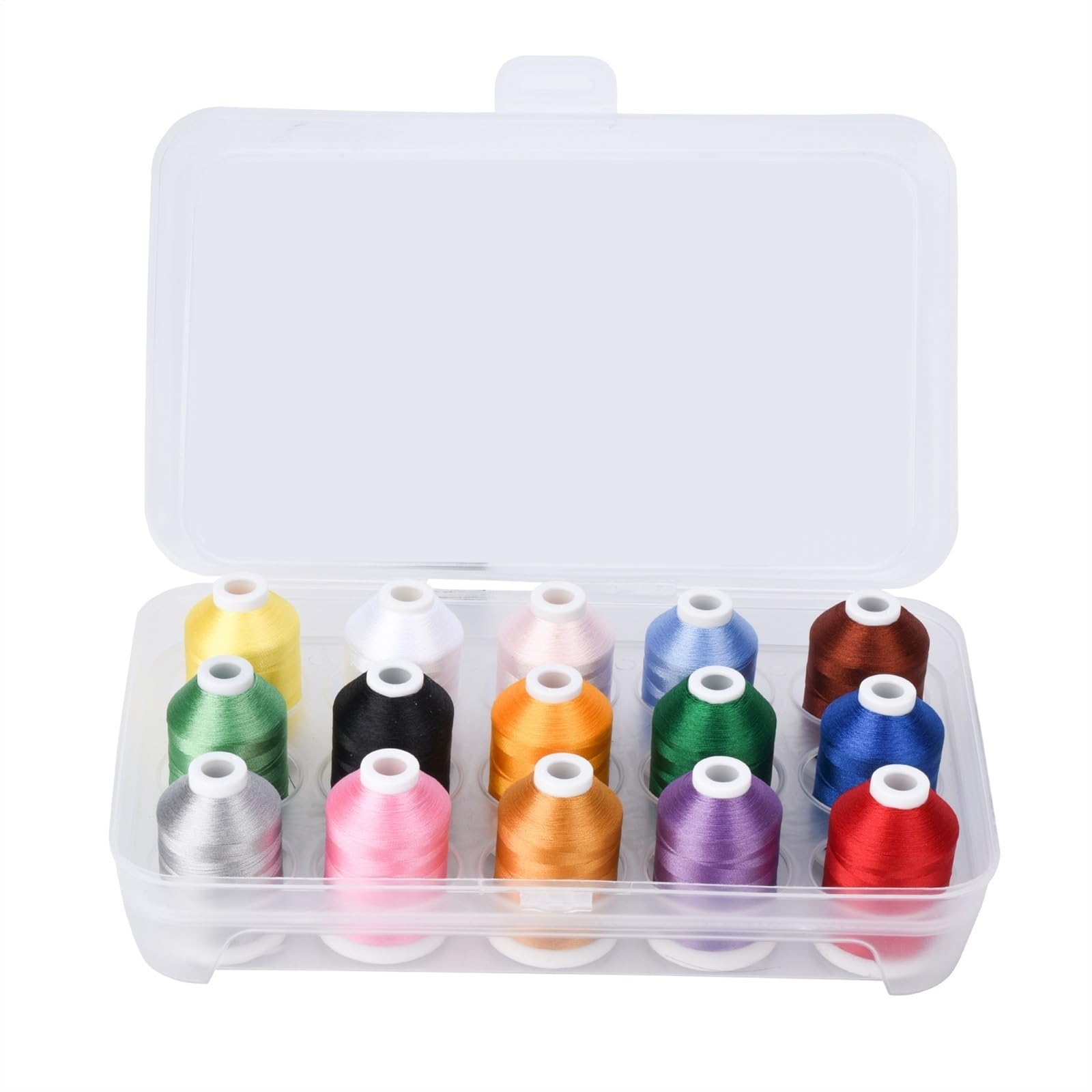 Hilo para punto de cruz, Hilos for Bordar Ester 6 Opciones Multicolor 15 Carretes Set