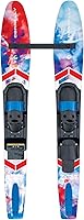 Connelly Supersport 55" Youth Combo Waterskis - Beginner Stabilizer Bar, Easy Starts for Kids Sizes 4-9
