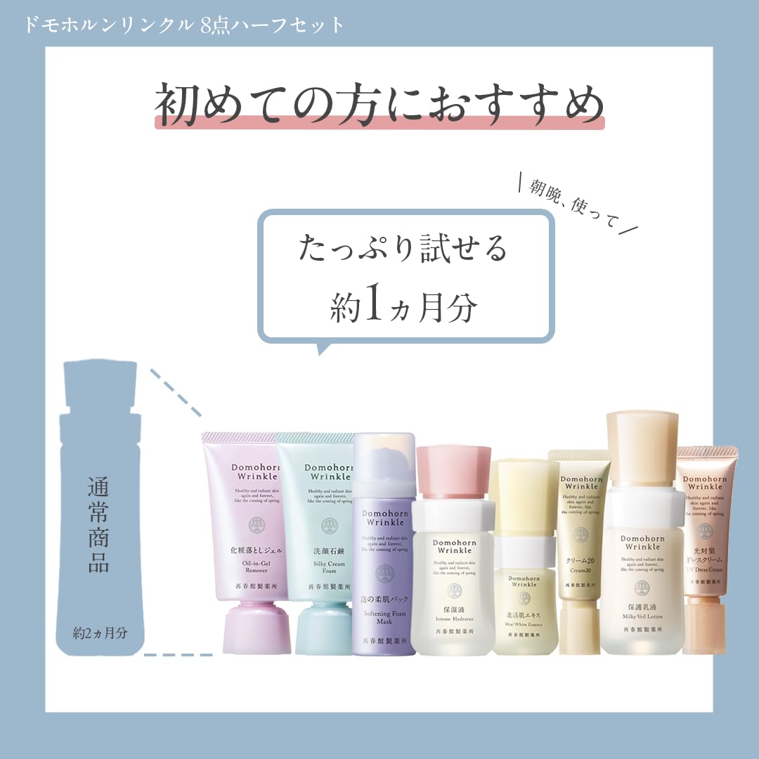 Amazon | 【ハーフセット】ドモホルンリンクル 8点ハーフセット 約1か 