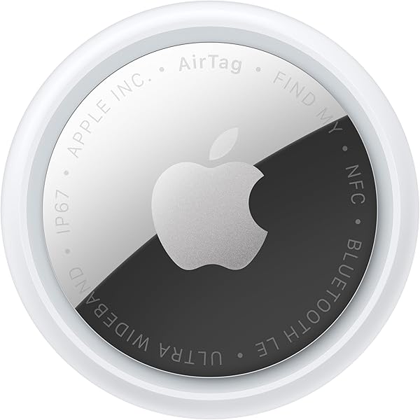Apple AirTag (2nd Generation): Tracker for Keychain, Wallet, and More; Locator with Sound; Simple One-Tap Setup with iPhone or iPad; Key Finder with up to 1.5X Precision Finding Range*
