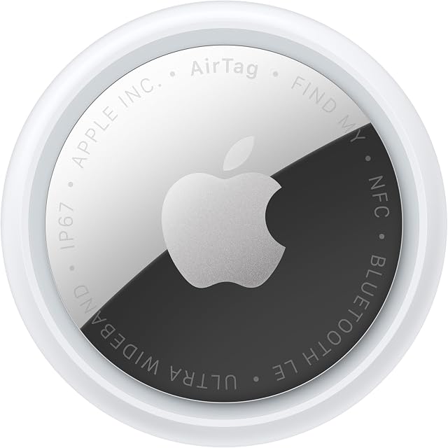 Apple 2nd Generation AirTag Tracker for Keychain Wallet and More