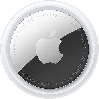 Apple AirTag (2nd Generation): Tracker for Keychain, Wallet, and More; Locator with Sound; Simple One-Tap Setup with iPhone or iPad; Key Finder with up to 1.5X Precision Finding Range, Pack of 20
