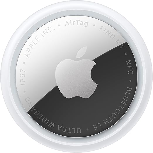 Apple AirTag (2nd Generation) - 4 Pack: Tracker for Keychain, Wallet, and More; Locator with Sound; Simple One-Tap Setup with iPhone or iPad; Key Finder with up to 1.5X Precision Finding Range*