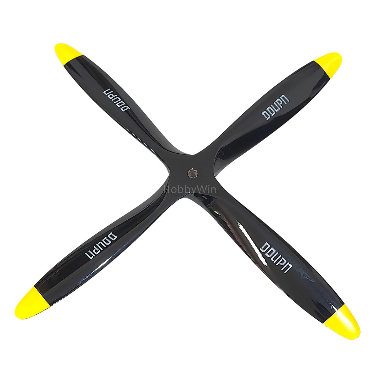 Pack De 10 Hélices De 4 Palas Para Coche RC - Material ABS, Diámetro 80 Mm, Agujero 2 Mm, Para Modelos DIY