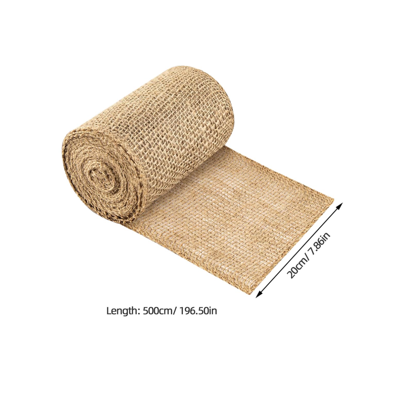 Milisten Protezione Tronco Piante in Juta, Rotolo 20cm X 5m Beige