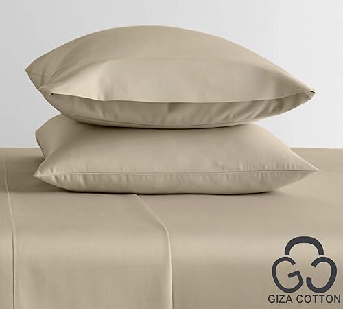 Miniatura 2 de MGPS 100% algodón Giza Egyptian Dreams 4 piezas juego de sábanas de bolsillo profundo de 15 pulgadas, juego de sábanas de algodón Giza y fundas de