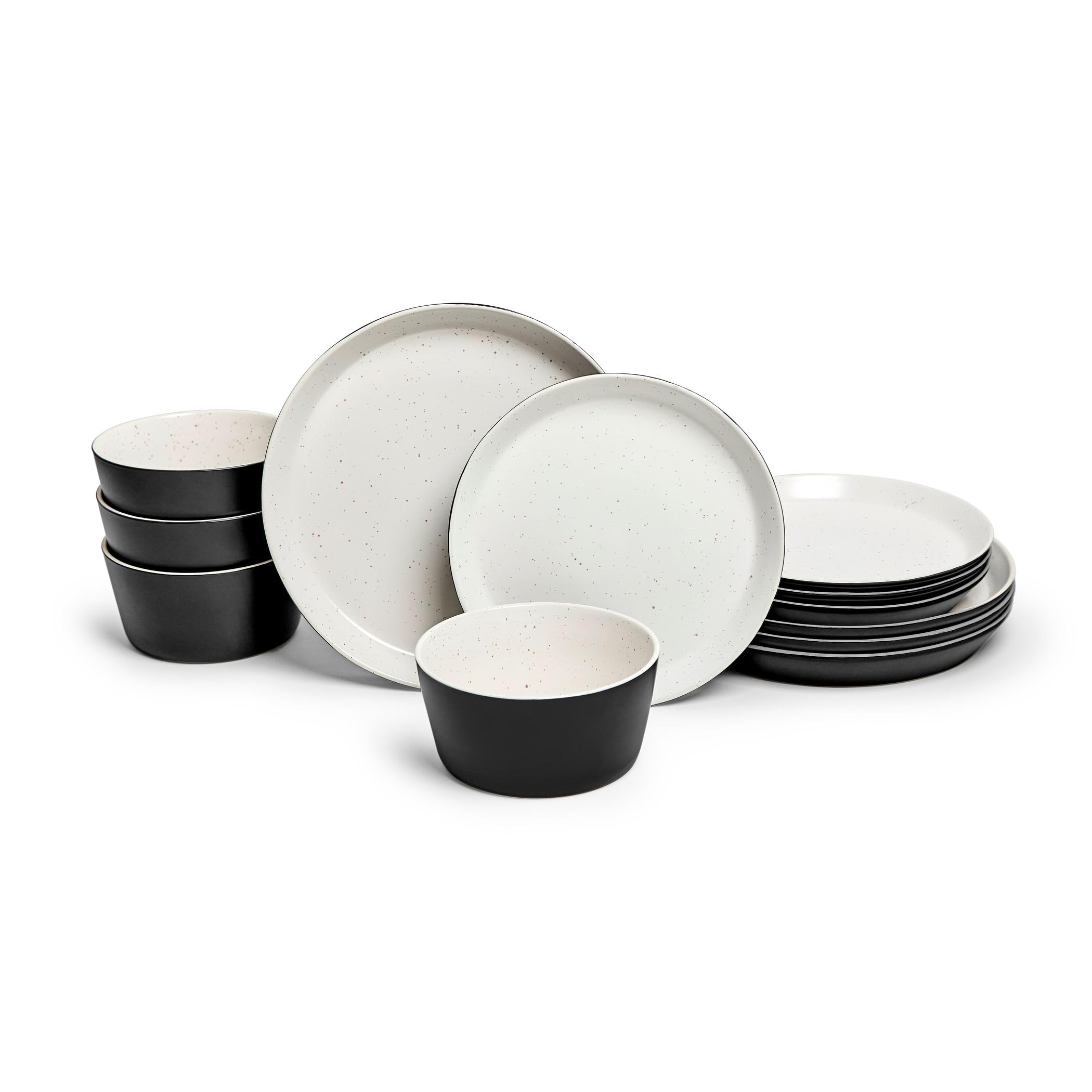 Black And White Dinnerware Sets Modern: Timeless Elegance 2 Black And White Dinnerware Sets Modern: Timeless Elegance