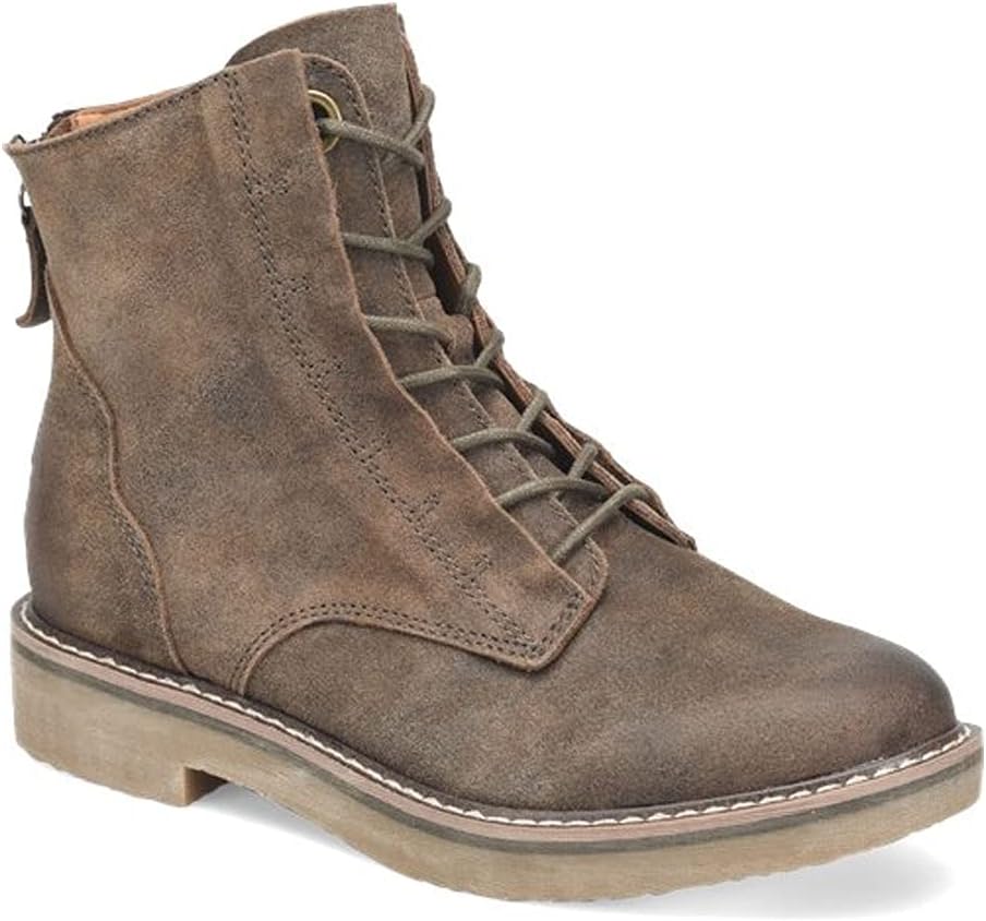 softspots Men's Renny Italian Suede Slip-Resistant Boots with Back Zipper