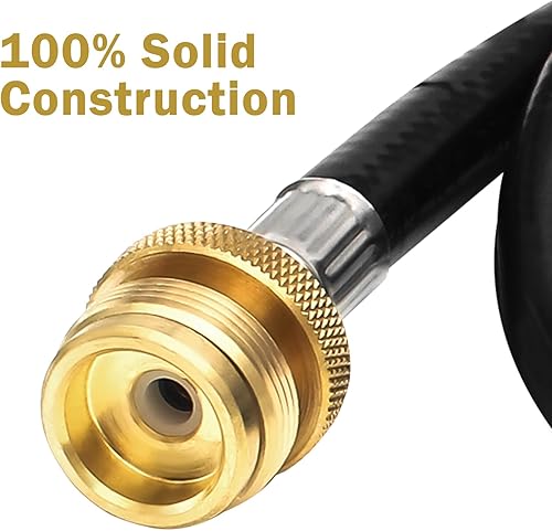 Miniatura 5 de 5430 Regulador de estufa de parrilla con adaptador de propano de 5 pies de manguera de repuesto para estufa de propano Coleman, compatible con