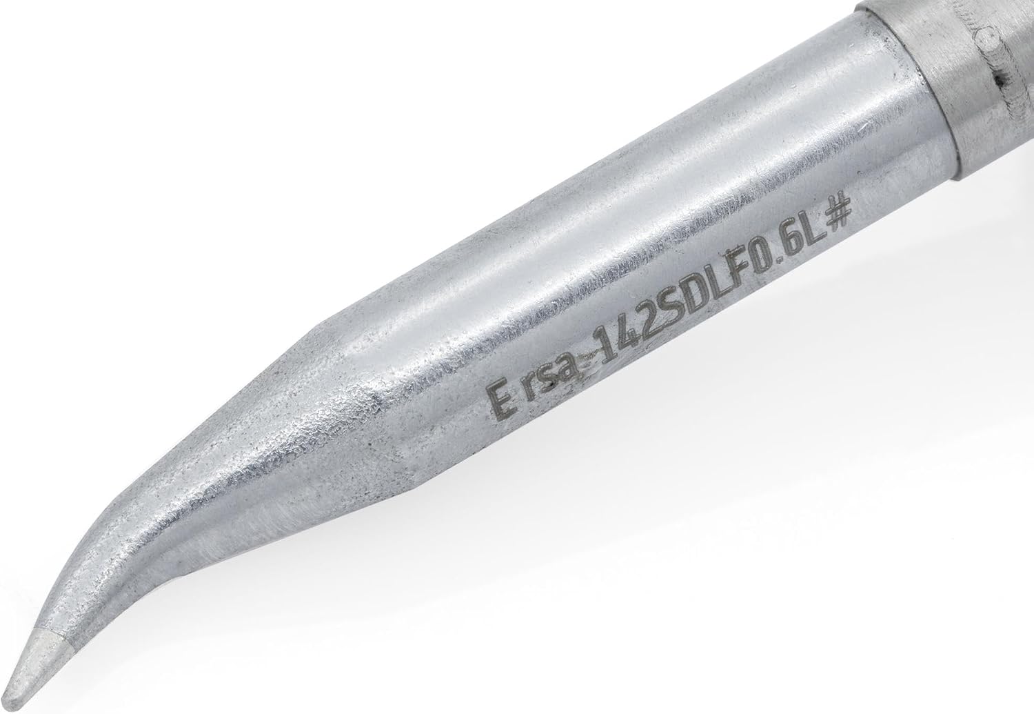 ERSA Ersadur Soldering Tip 142SDLF06L Curved, Extended, Pencil Tip 0.6 mm for i-Tool Trace & i-Tool MK2 / i-CON Trace IoT Soldering Station & i-Con MK2 Series Soldering Stations - with Patented