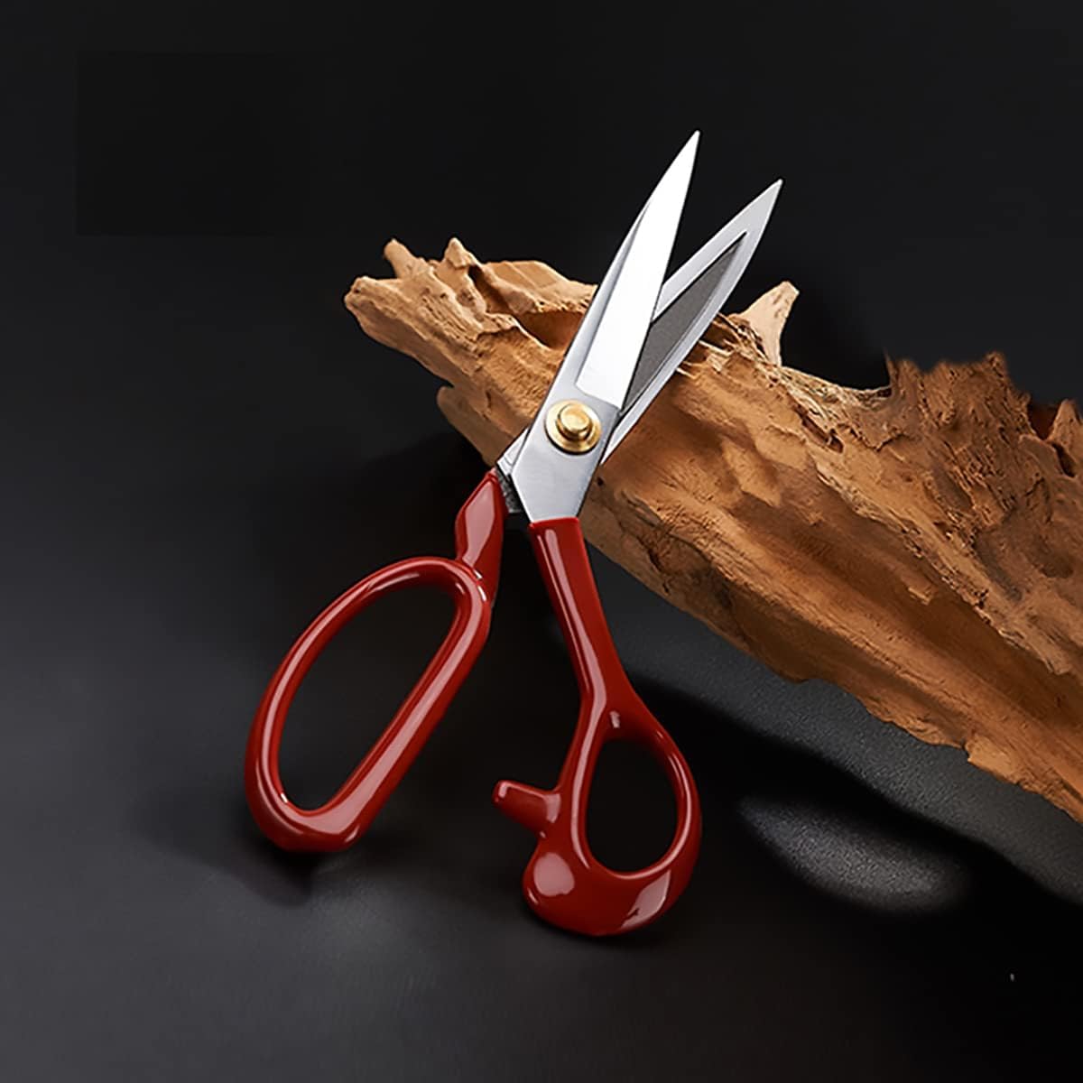 TE® "10 inch scissor PIN Tailors Scissor for professional cloth cutting Red Tailor Scissors for Fabric Cutting - (10 inch) 4