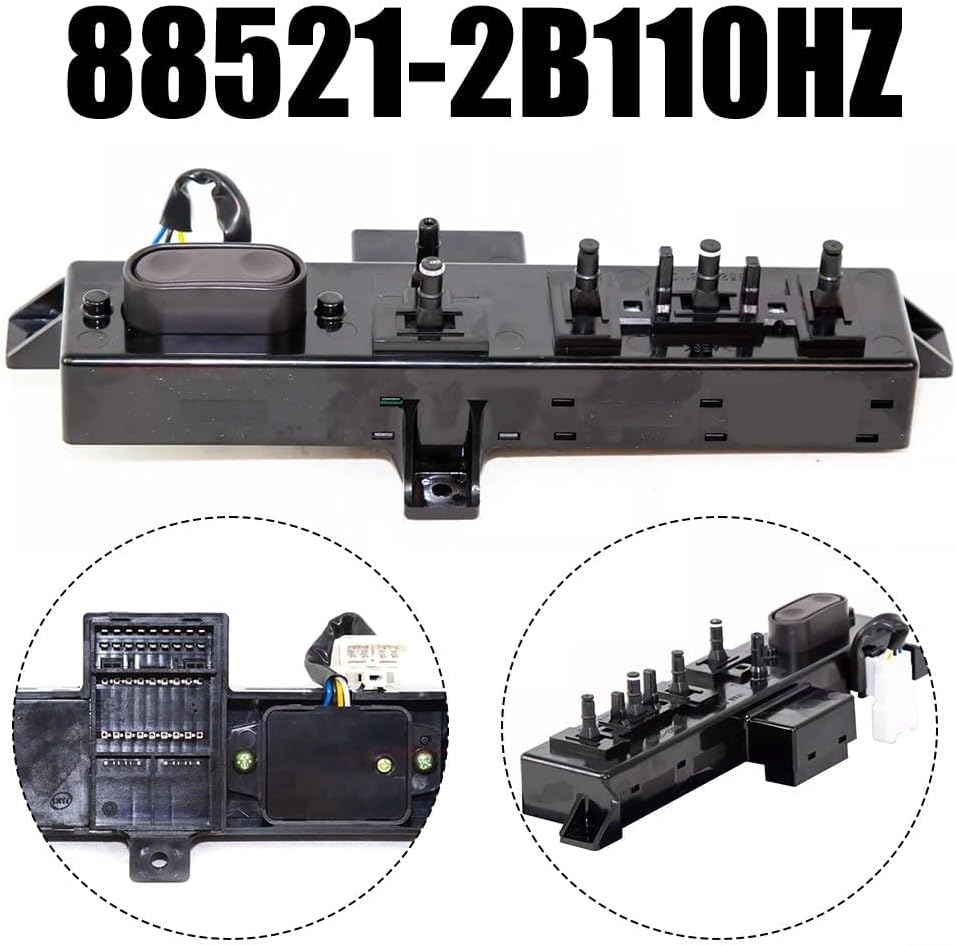 Power Seat Switch Control, for Hyundai Santa FE 2010-2012, Front Left Side 88521-2B110HZ Fast Response Electric Seat Switch Button Replacement