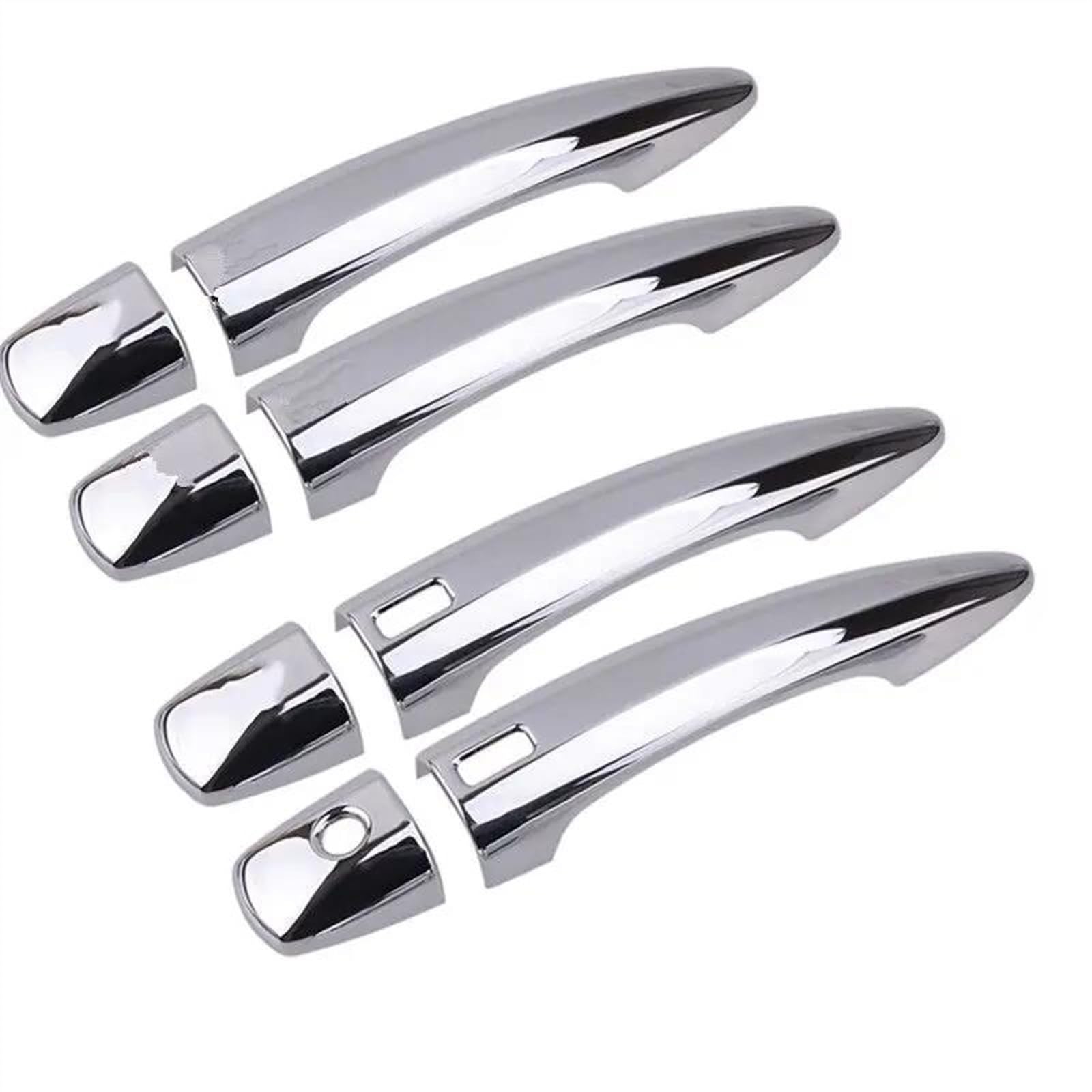 Kjhopy Chrome B Car Exterior Door Handles Decorative Sticker For Nissan For Sentra For Bluebird For Sylphy 2020 2021 2022 Exterior Door Handle(Chrome B)