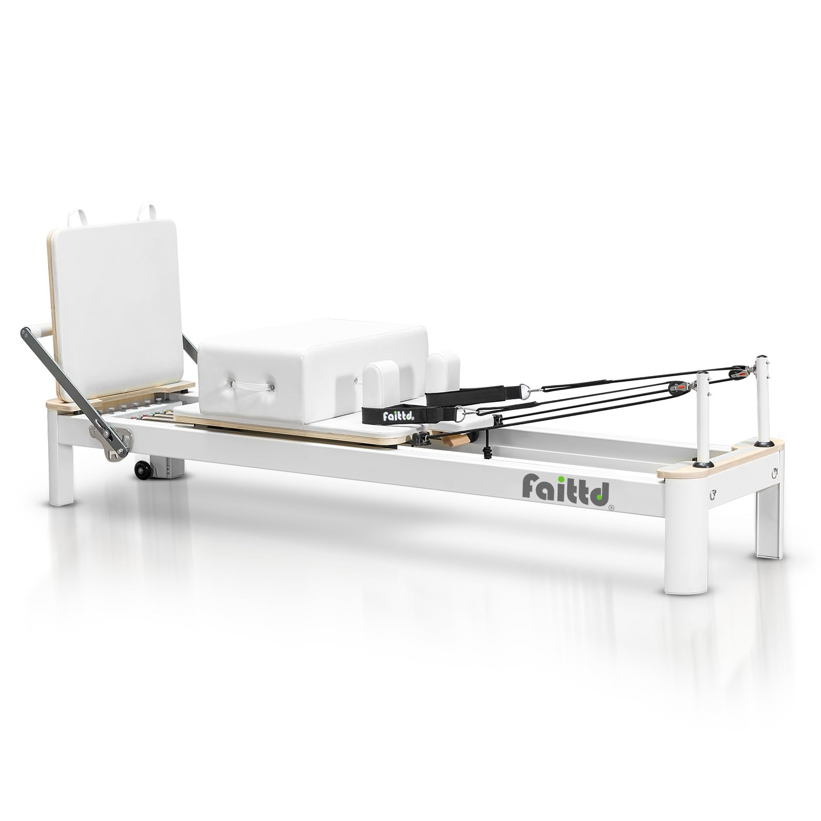 FaittdAluminium Pilates Reformer , Pilates Reformer Machine, Pilates Equipment Reformer, Pilates Reformer Workout Machine for Home Gym, with Reformer Accessories, Reformer Box, Jump Board