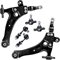 Vista 44 de Detroit Axle - Kit de brazos de control delantero RWD para Mercedes-Benz E320 E420 E430 E55 AMG, 2 brazos de control inferiores, 2 brazos de control