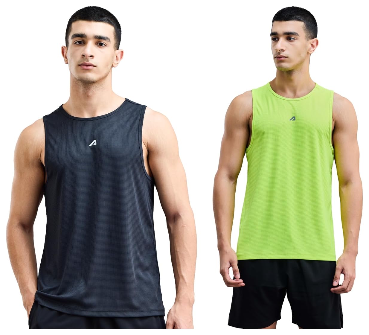 boldfit Men's Regular Fit Vest (BFTBM1002SVestGreenL_Flurogreen L) Men's Regular Fit Vest (BFTBM1002SVestBlackL_Black L)-picture-19