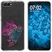 Produktbild PhoneNatic Case kompatibel mit Huawei Honor View 10 Silikon-Hülle Floral Katze M2-6
