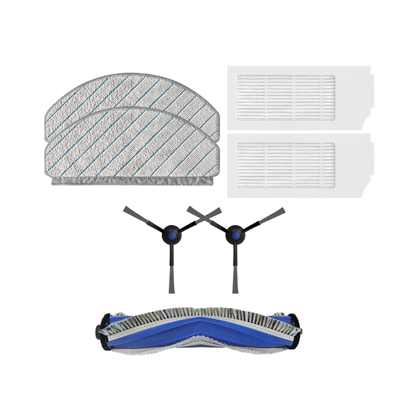YCENJEPSAZ Compatible For Ecovacs/Yeedi，C12 C12 Pro Plus Sweeping Robot Filter Side Brush Roller Brush Mop Accessories